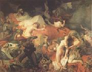 Eugene Delacroix Death of Sardanapalus (mk05) oil painting on canvas